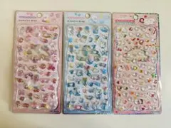 【3点セット】正規品 ストーンつきジュエルプチドロップ プチドロップステッカー