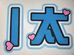 井上一太 うちわ文字