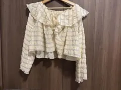 【美品】mystic シアーブラウス