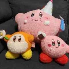 カービィ　ワドルディ　ぬいぐるみセット　3体　フリュー