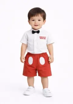 ミッキーマウス トップス パンツ 2点セット なりきりコーデ