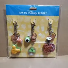ディズニー　パークフード　キーホルダー　マスコット　ミニチュア　フィギュア