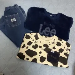 Lee トレーナー　ボトムスデニム　セット　110