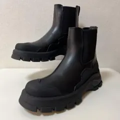 【未使用級】ZARA サイドゴアブーツ ブラック 厚底のサムネイル