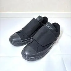 【極美品】Converse コンバース オールスター ベルクロ 23 黒 キッズ
