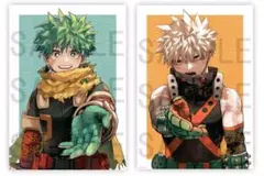 ヒロアカ 爆豪・緑谷 B2 リッチポスター 2点セット