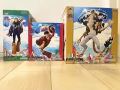 一番くじ ワンピース 未来島エッグヘッド A賞 ルフィ B賞ゾロ  D賞ルッチ