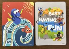 ゆ*い様 ディズニーストア　じゃんけんカード 2枚セット