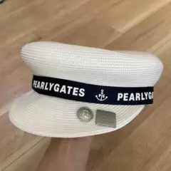 タグ付！PEARLY GATES 中折れストローハット 保存袋 ブラック - メルカリ