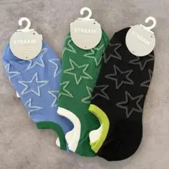 STREAM 星柄ソックス 3足セット