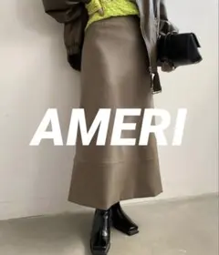 【美品】AMERI DOUBLE CROSS TRAPEZE SKIRT Sのサムネイル
