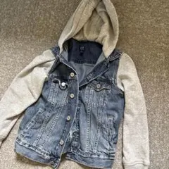 GAP デニムジャケット フード付き L