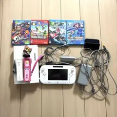 Wii U本体 + ソフト6本セット＋amiibo付き！