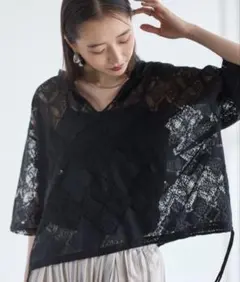 SLOBE IENA PROVOKE ポンチョブラウスアイボリー 美品 - メルカリ