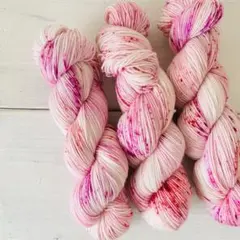 手染め毛糸◯レトロ・アメリカ◯チェリーパイデート(merino80) 1カセ