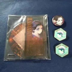 鬼滅の刃 珠世 愈史郎 アクリルコースター モチーフピンズ 鬼滅祭 後夜祭