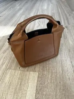 【FURLA】ブラウンレザー 2wayショルダーバッグ