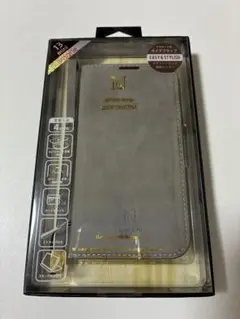iPhone13mini ケース グレー NATURAL Design ①