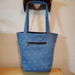 縦長トートバック　ショルダータイプ ハンドメイド