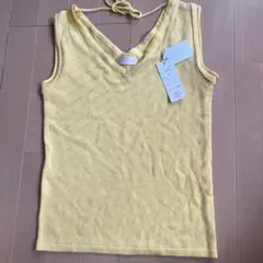 ✨新品未使用品✨ 黄色 タンクトップ Mサイズ