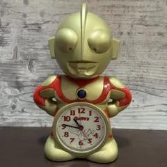 【限定】ウルトラマン　目覚まし時計　50周年限定ゴールドver 動作問題なし 限定】ウルトラマン 目覚まし時計 50周年限定ゴールドver 動作問題なし