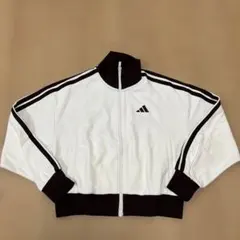 アディダス　トラックジャケット　ワッフル　ブラウン M