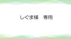 しぐま様　専用