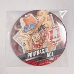 ワンピース ハッピーバースデーホログラム缶バッジ ポートガス・D