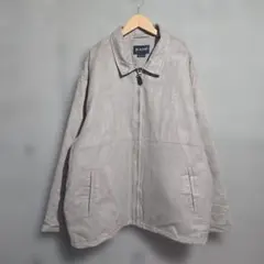 古着　KAID スエード　ビッグダッドジャケット　ジップアップ　ポケット6付き