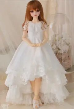 1598※momokodoll服※アイボリーのウェディングドレスセット※ - メルカリ