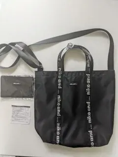 新品未使用　ニコアンド　niko and... トートバッグ+付属品付き