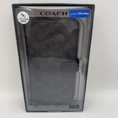Ac12)COACH iPhone 13proMax手帳型ケース - メルカリ