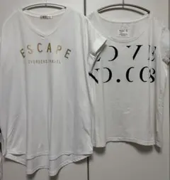 Bou jeloud ブージュルード VネックTシャツ＆Mou-eo Tシャツのサムネイル