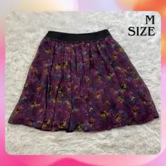 美品 NOLLEYS (ノーリーズ) 総柄スカート フレアスカート