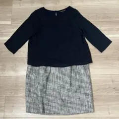 WOMANPLUS マタニティ ワンピース S/M 授乳口付き　セレモニー