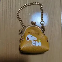 PEANUTS スヌーピー コインケース イエロー