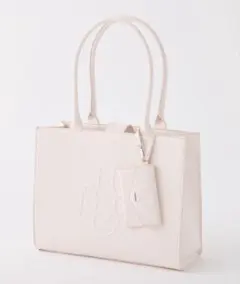 NICE CLAUP A4サイズ収納/ロゴモチーフエンボストートバッグのサムネイル