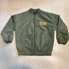 オリーブグリーン ジャケット　ミリタリー　MA1風　140サイズ