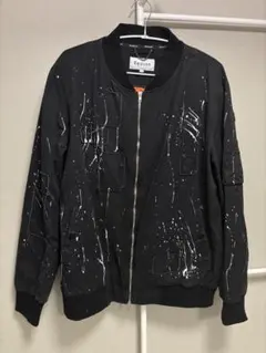 REASON CLOTHING ペイントスプラッター ボンバージャケット XXL