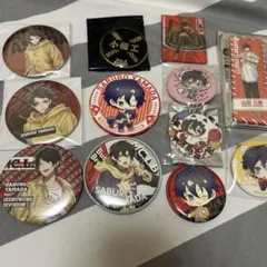 ヒプノシスマイク ヒプマイ 山田二郎 ファンミ 缶バッジ - メルカリ