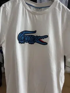 LACOSTE ラコステ ロゴ刺繍 Tシャツ ホワイトのサムネイル