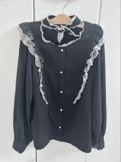 ROJITA ハートバックルラッフルフリルブラウスのサムネイル