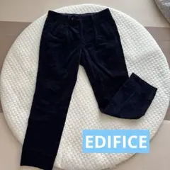ネイビー コーデュロイパンツ EDIFICE brisbanemoss