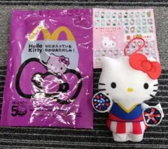 ハローキティ チアリーダー ぬいぐるみ マクドナルドハッピーセット50周年第2弾