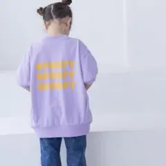 新品 LOWRYS FARM フロッキープリントTシャツ 130cm-140cm