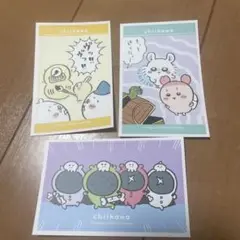 chikawa キャラクターシール 3枚セット
