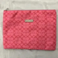 COACH コーチ　ポーチ　ピンク