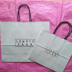 ローリーズファーム★ショップ袋大小2つセット