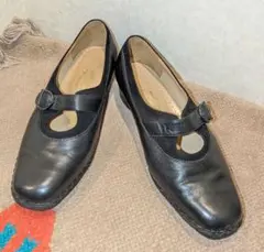 銀座ヨシノヤ　レザー　 パンプス 　サイズ　24.5cm