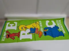 エルモ ビッグバード クッキーモンスター タオル